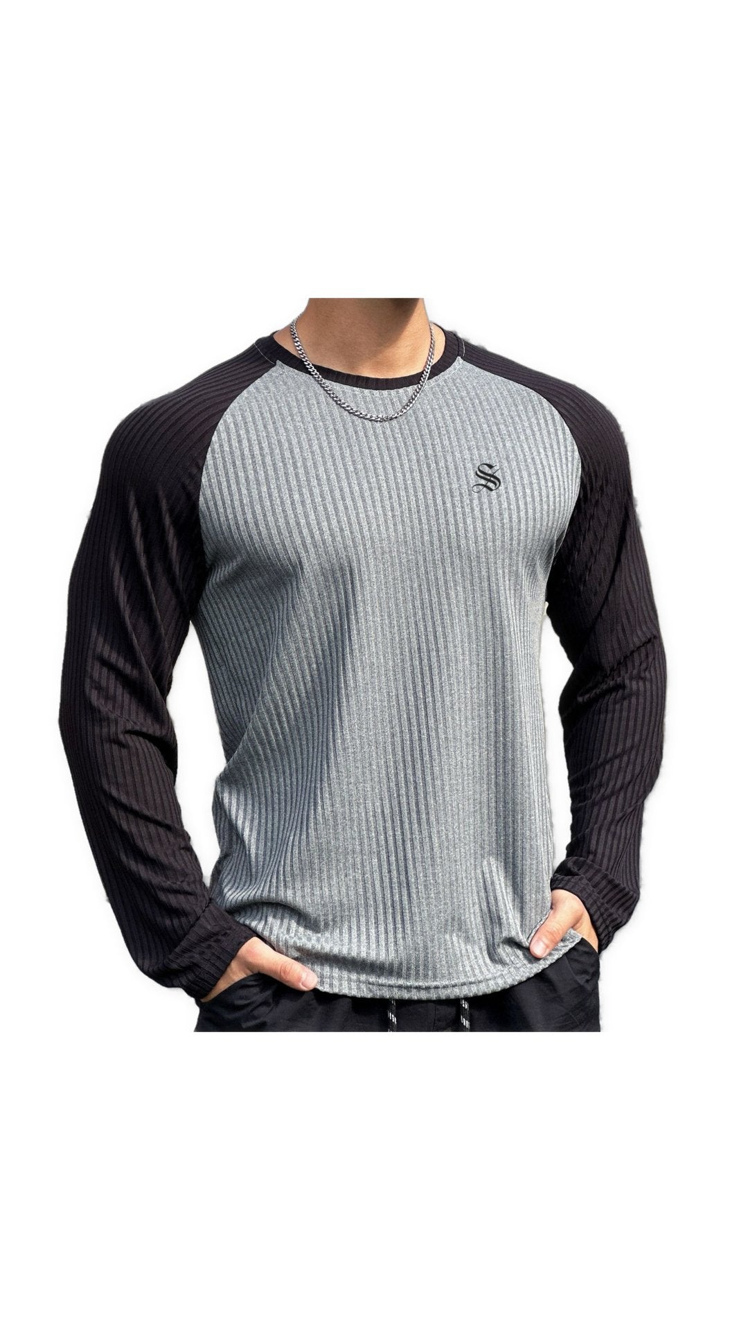 Base 8 - Long Sleeve Shirt for Men - Sarman Fashion - Wholesale Clothing Fashion Brand for Men from Canada