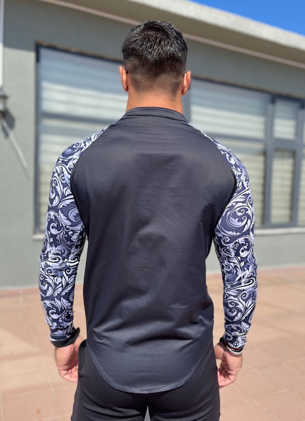 Basilisk- Black Shirt for Men (PRE-ORDER DISPATCH DATE 25 DECEMBER 2021) - Sarman Fashion - Wholesale Clothing Fashion Brand for Men from Canada