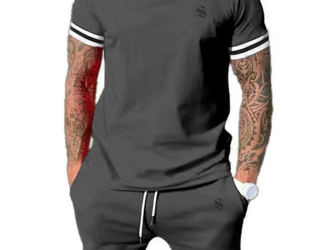 Baskutan - Complete Set T-Shirt & Shorts for Men - Sarman Fashion - Wholesale Clothing Fashion Brand for Men from Canada
