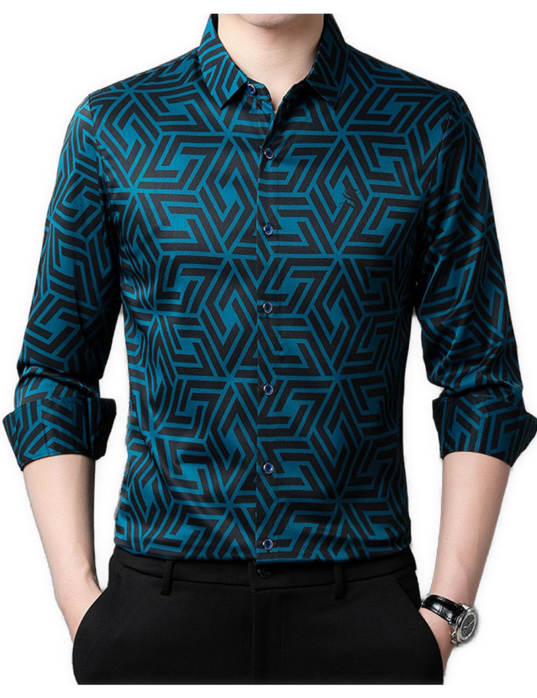 Bhuit - Long Sleeves Shirt for Men - Sarman Fashion - Wholesale Clothing Fashion Brand for Men from Canada