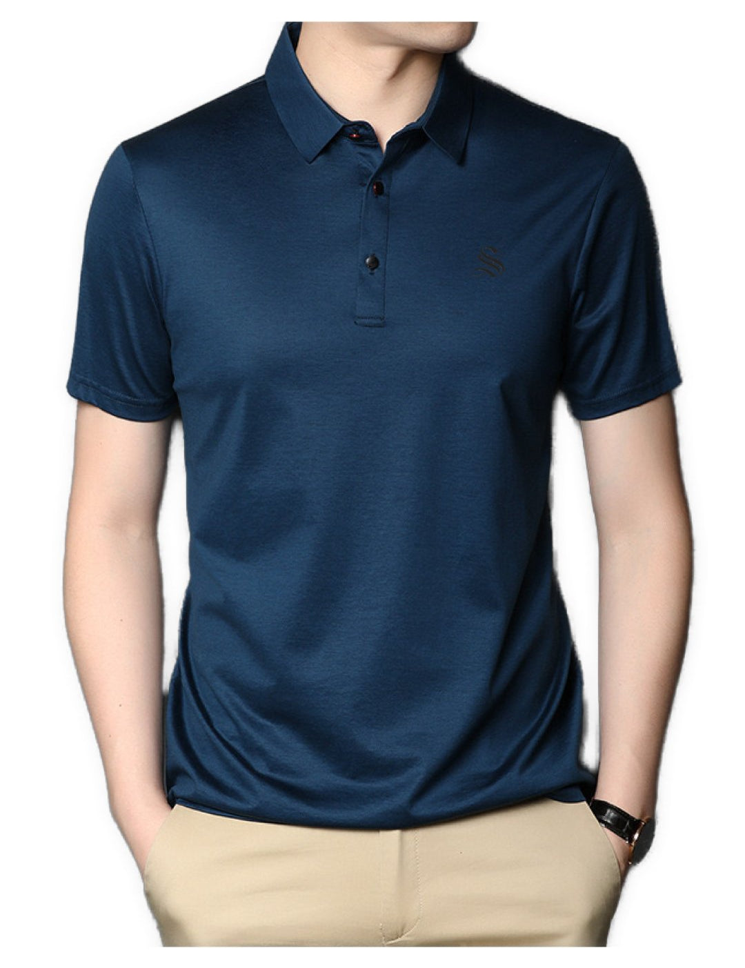 Bhuza - Polo Short Sleeves Shirt for Men - Sarman Fashion - Wholesale Clothing Fashion Brand for Men from Canada