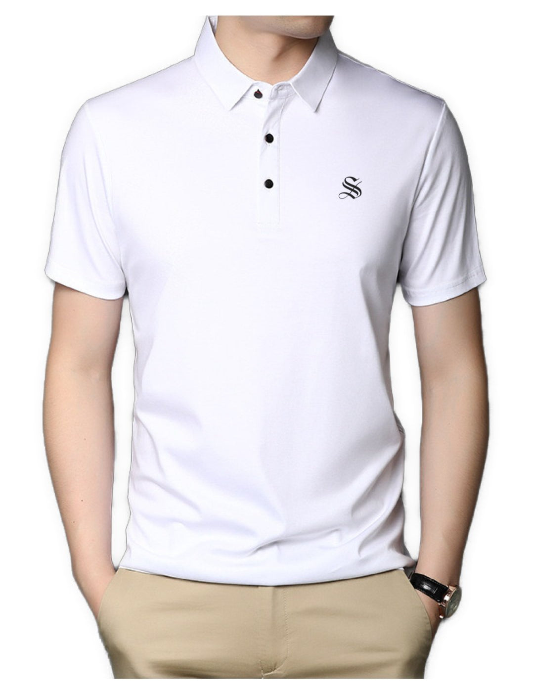 Bhuza - Polo Short Sleeves Shirt for Men - Sarman Fashion - Wholesale Clothing Fashion Brand for Men from Canada