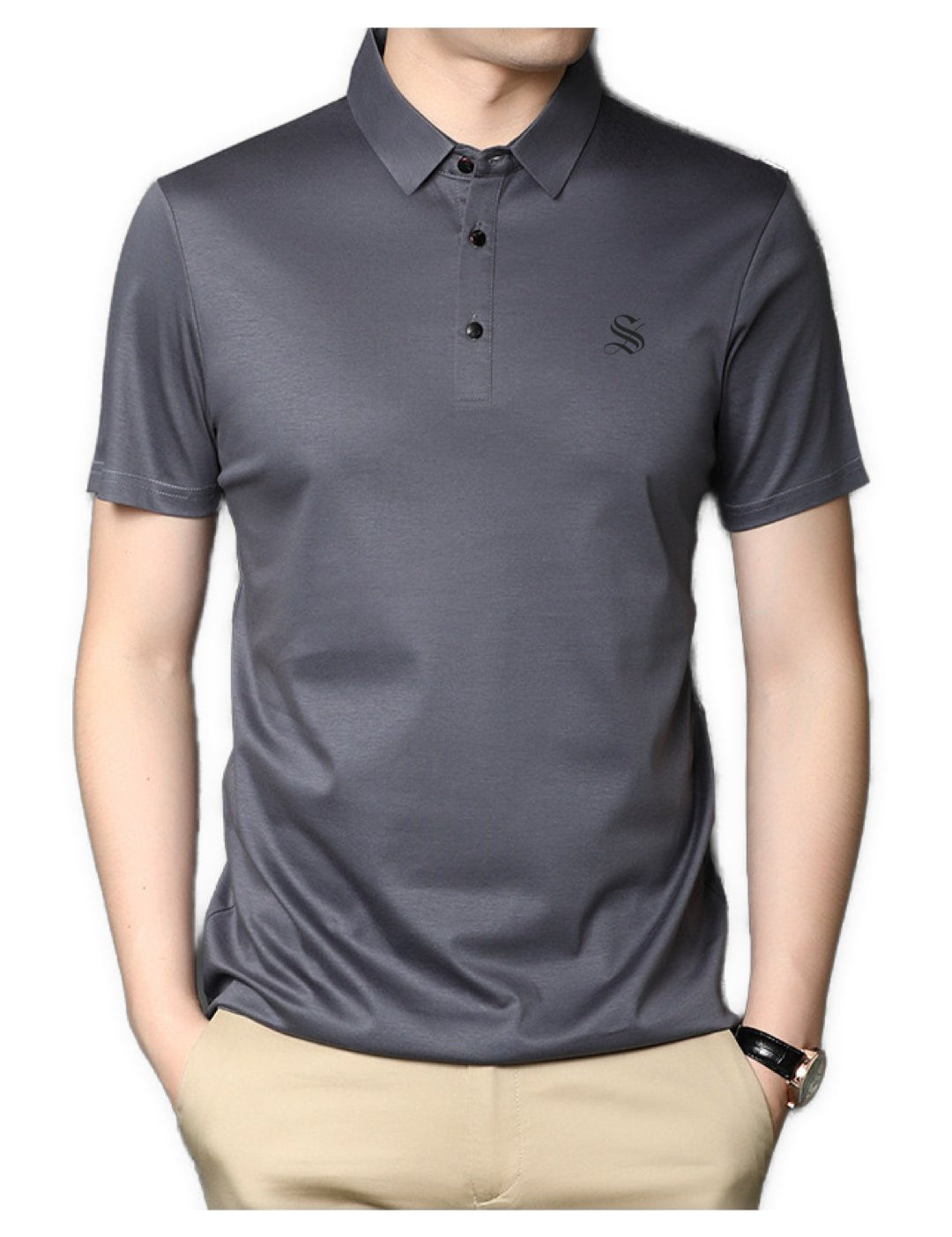 Bhuza - Polo Short Sleeves Shirt for Men - Sarman Fashion - Wholesale Clothing Fashion Brand for Men from Canada