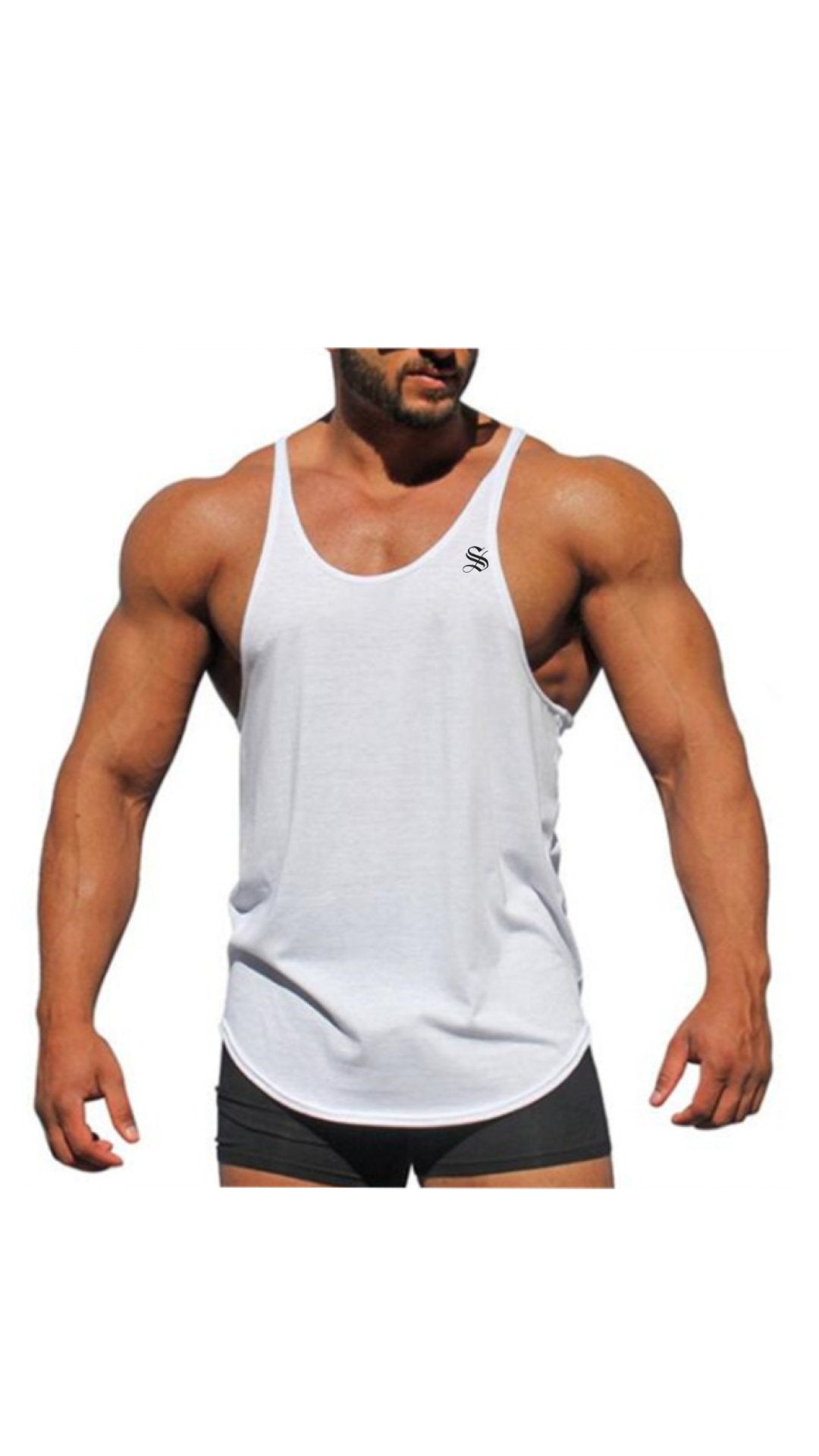 BJS - Tank Top for Men - Sarman Fashion - Wholesale Clothing Fashion Brand for Men from Canada