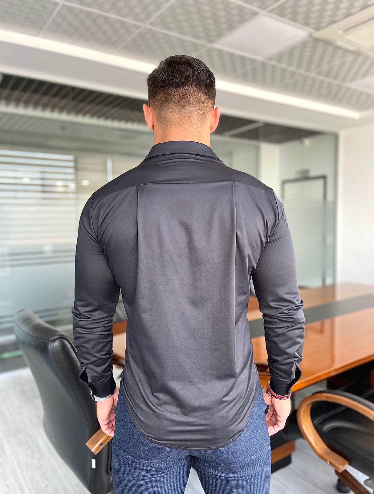 Black Dragon - Black Shirt for Men (PRE-ORDER DISPATCH DATE 25 DECEMBER 2021) - Sarman Fashion - Wholesale Clothing Fashion Brand for Men from Canada
