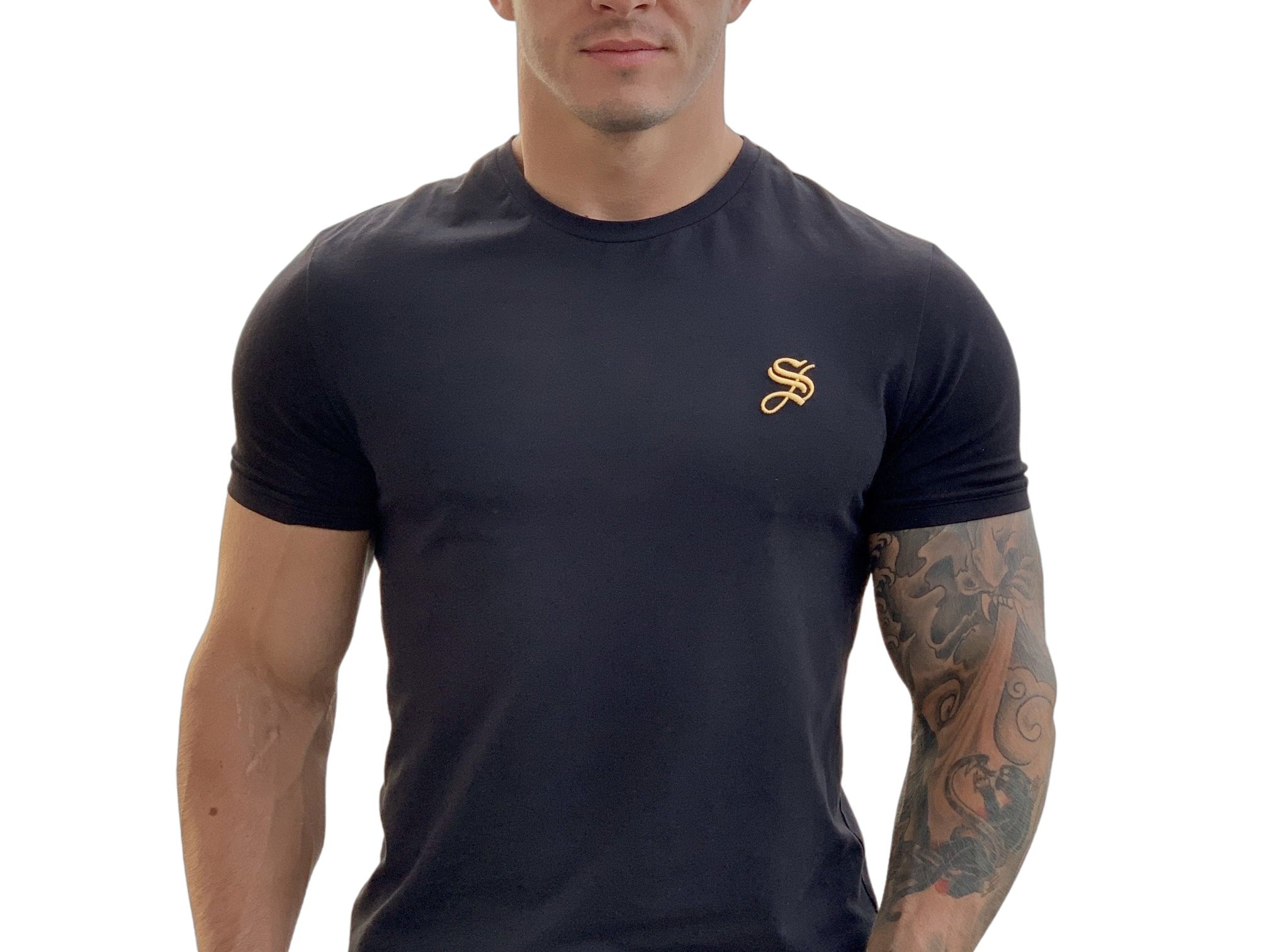 Black Eagle - Black T-shirt for Men - Sarman Fashion - Wholesale Clothing Fashion Brand for Men from Canada