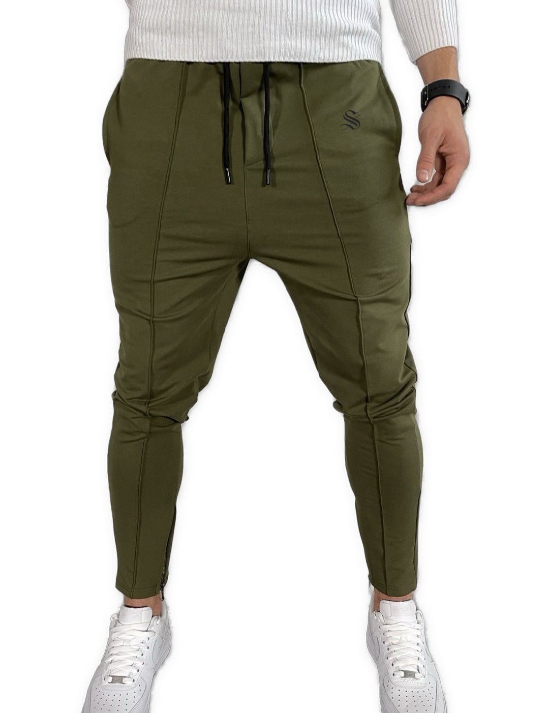 Black Wolf 2 - Men’s Casual Joggers - Sarman Fashion - Wholesale Clothing Fashion Brand for Men from Canada