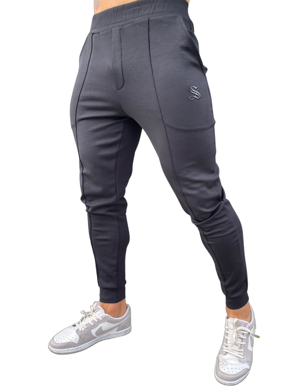 Black Wolf - Men’s Casual Joggers (PRE-ORDER DISPATCH DATE 25 DECEMBER 2021) - Sarman Fashion - Wholesale Clothing Fashion Brand for Men from Canada