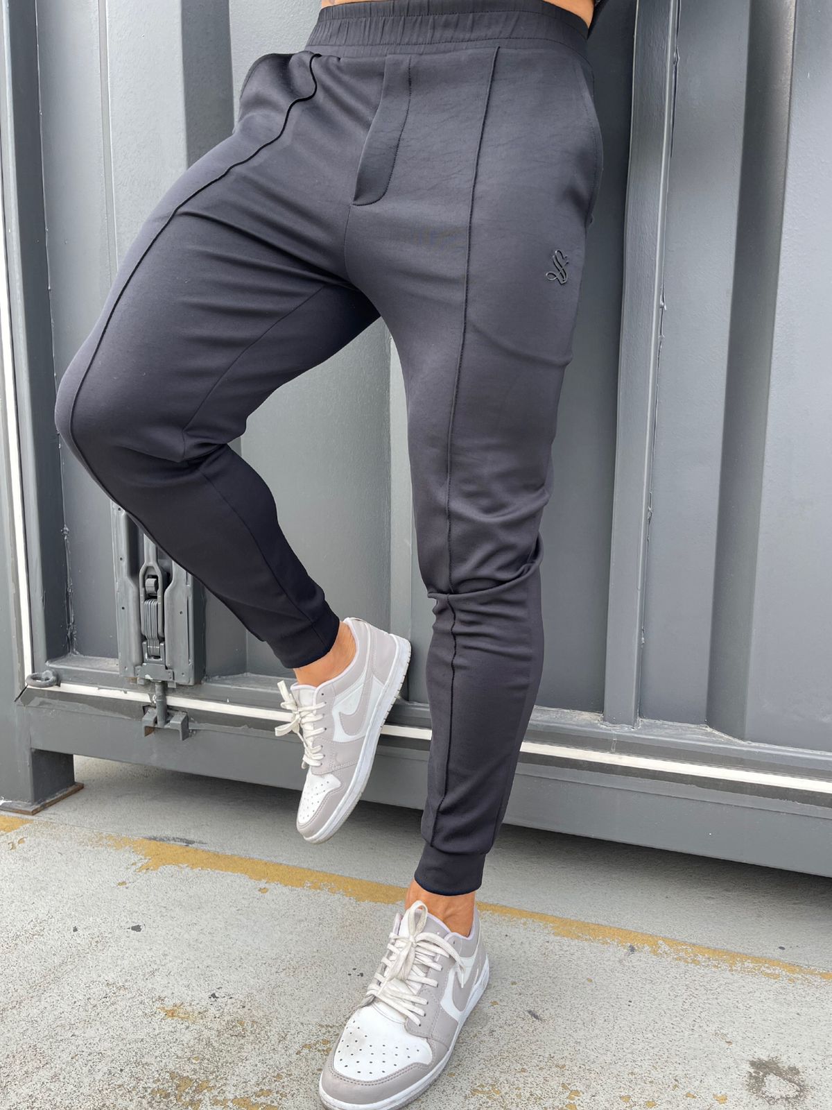 Black Wolf - Men’s Casual Joggers (PRE-ORDER DISPATCH DATE 25 DECEMBER 2021) - Sarman Fashion - Wholesale Clothing Fashion Brand for Men from Canada