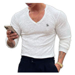 BlackList 2 - V-Neck T-Shirt for Men - Sarman Fashion - Wholesale Clothing Fashion Brand for Men from Canada