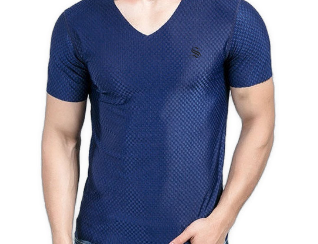 BlackList - V-Neck T-Shirt for Men - Sarman Fashion - Wholesale Clothing Fashion Brand for Men from Canada