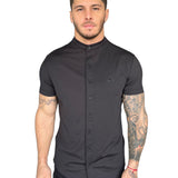 Blakinos - Black shirt for Men - Sarman Fashion - Wholesale Clothing Fashion Brand for Men from Canada