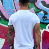 Blanco - White T-Shirt for Men (PRE-ORDER DISPATCH DATE 25 DECEMBER 2021) - Sarman Fashion - Wholesale Clothing Fashion Brand for Men from Canada