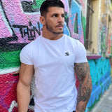 Blanco - White T-Shirt for Men (PRE-ORDER DISPATCH DATE 25 DECEMBER 2021) - Sarman Fashion - Wholesale Clothing Fashion Brand for Men from Canada