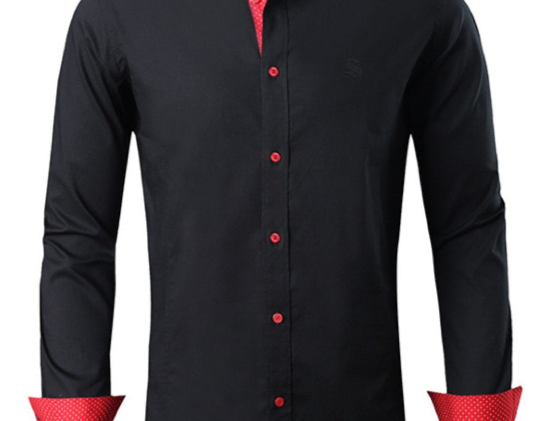 Blat - Long Sleeves Shirt for Men - Sarman Fashion - Wholesale Clothing Fashion Brand for Men from Canada