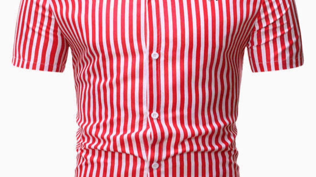 BLDU - Short Sleeves Shirt for Men - Sarman Fashion - Wholesale Clothing Fashion Brand for Men from Canada