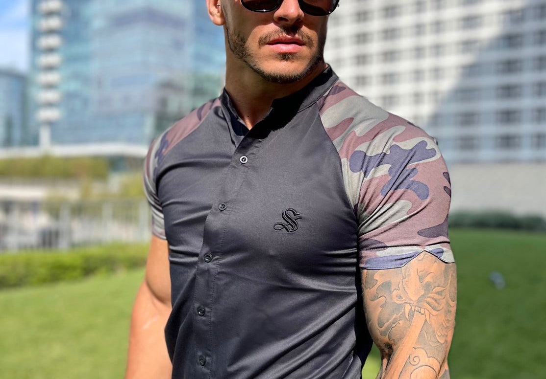 Blind - Black Shirt for Men (PRE-ORDER DISPATCH DATE 25 DECEMBER 2021) - Sarman Fashion - Wholesale Clothing Fashion Brand for Men from Canada