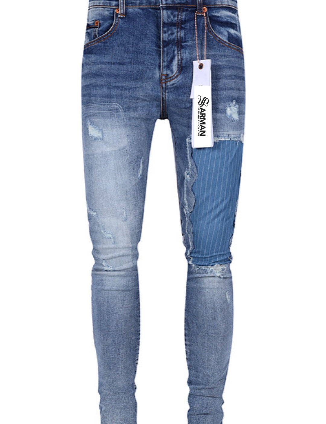 BlueHeaven - Skinny Legs Denim Jeans for Men - Sarman Fashion - Wholesale Clothing Fashion Brand for Men from Canada