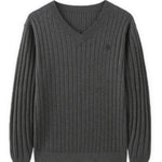 Blumio - V-Neck Long Sleeve Shirt for Men - Sarman Fashion - Wholesale Clothing Fashion Brand for Men from Canada