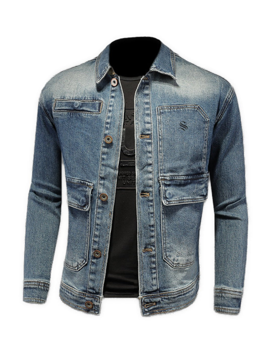 BLUT - Long Sleeve Jeans Jacket for Men - Sarman Fashion - Wholesale Clothing Fashion Brand for Men from Canada