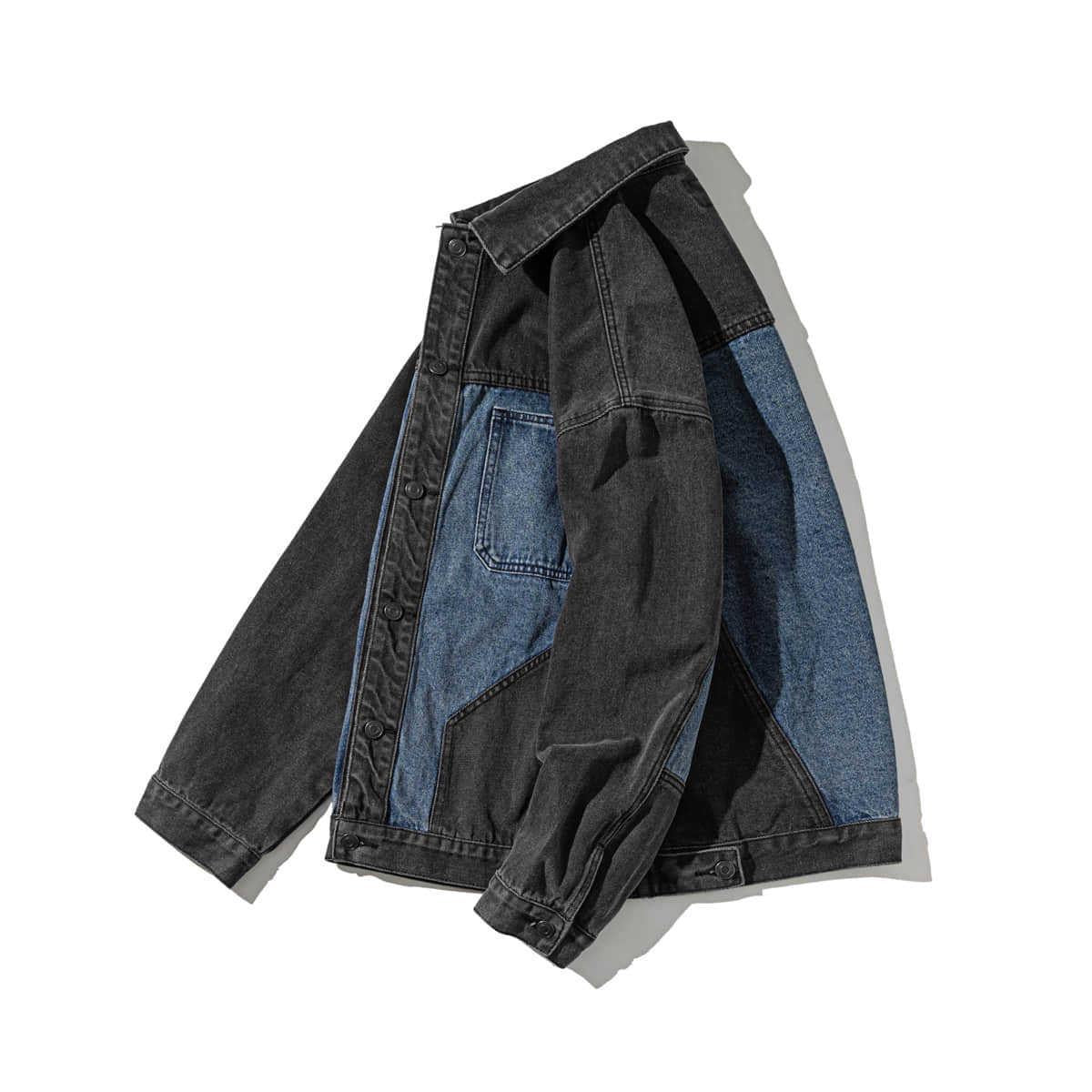 BLWH - Long Sleeve Jeans Jacket for Men - Sarman Fashion - Wholesale Clothing Fashion Brand for Men from Canada