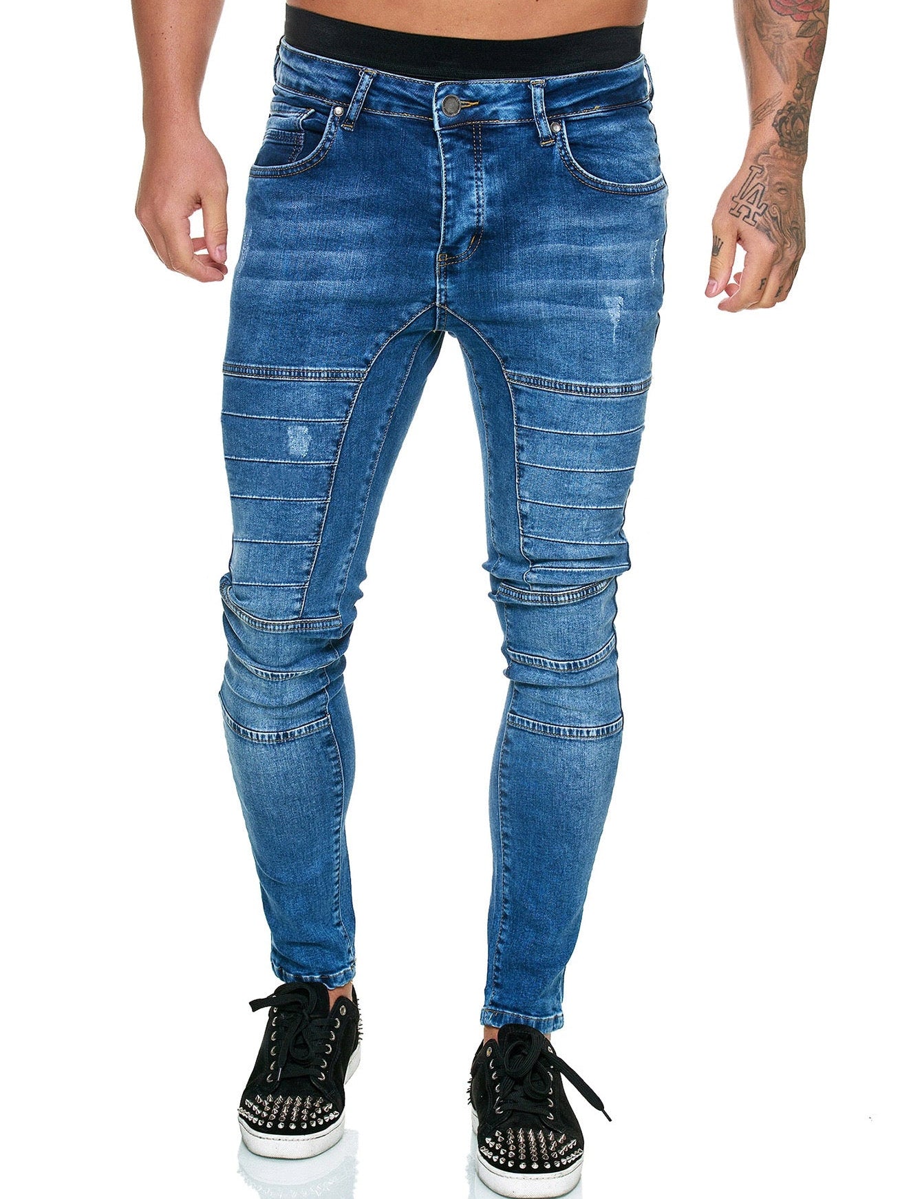 BNJO - Skinny Legs Denim Jeans for Men - Sarman Fashion - Wholesale Clothing Fashion Brand for Men from Canada