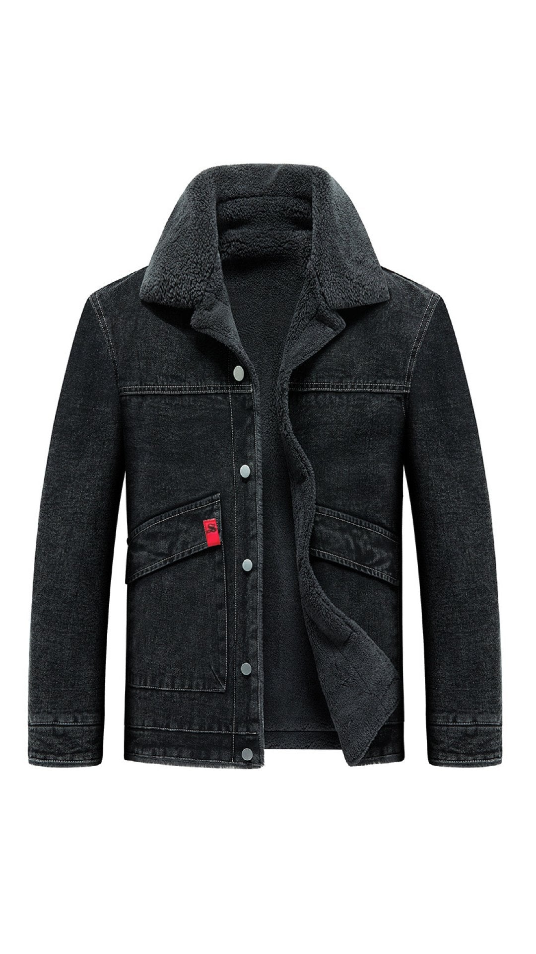 Borgia - Long Sleeve Jeans Jacket for Men - Sarman Fashion - Wholesale Clothing Fashion Brand for Men from Canada