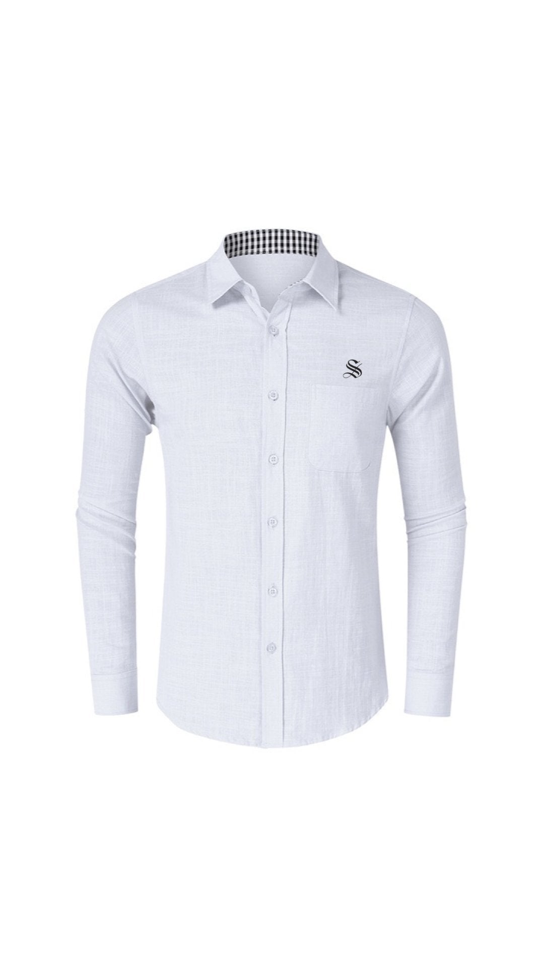 Bossois - Long Sleeves Shirt for Men - Sarman Fashion - Wholesale Clothing Fashion Brand for Men from Canada