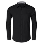 Bossois - Long Sleeves Shirt for Men - Sarman Fashion - Wholesale Clothing Fashion Brand for Men from Canada