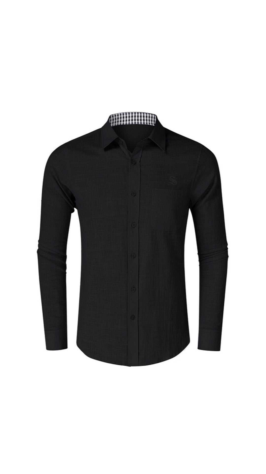 Bossois - Long Sleeves Shirt for Men - Sarman Fashion - Wholesale Clothing Fashion Brand for Men from Canada