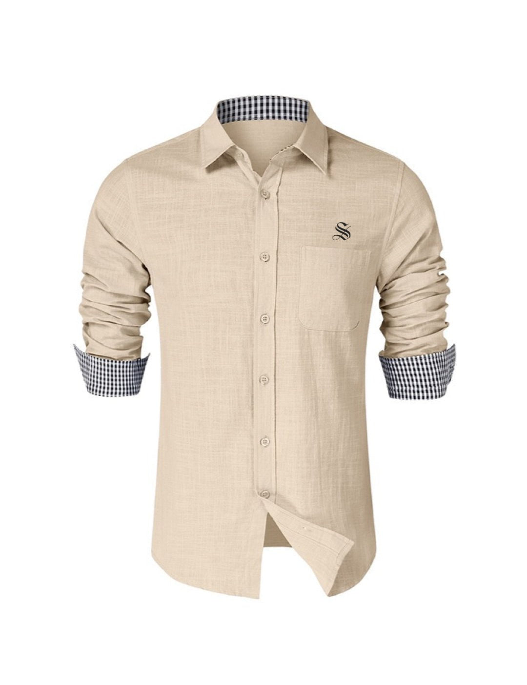 Bossois - Long Sleeves Shirt for Men - Sarman Fashion - Wholesale Clothing Fashion Brand for Men from Canada