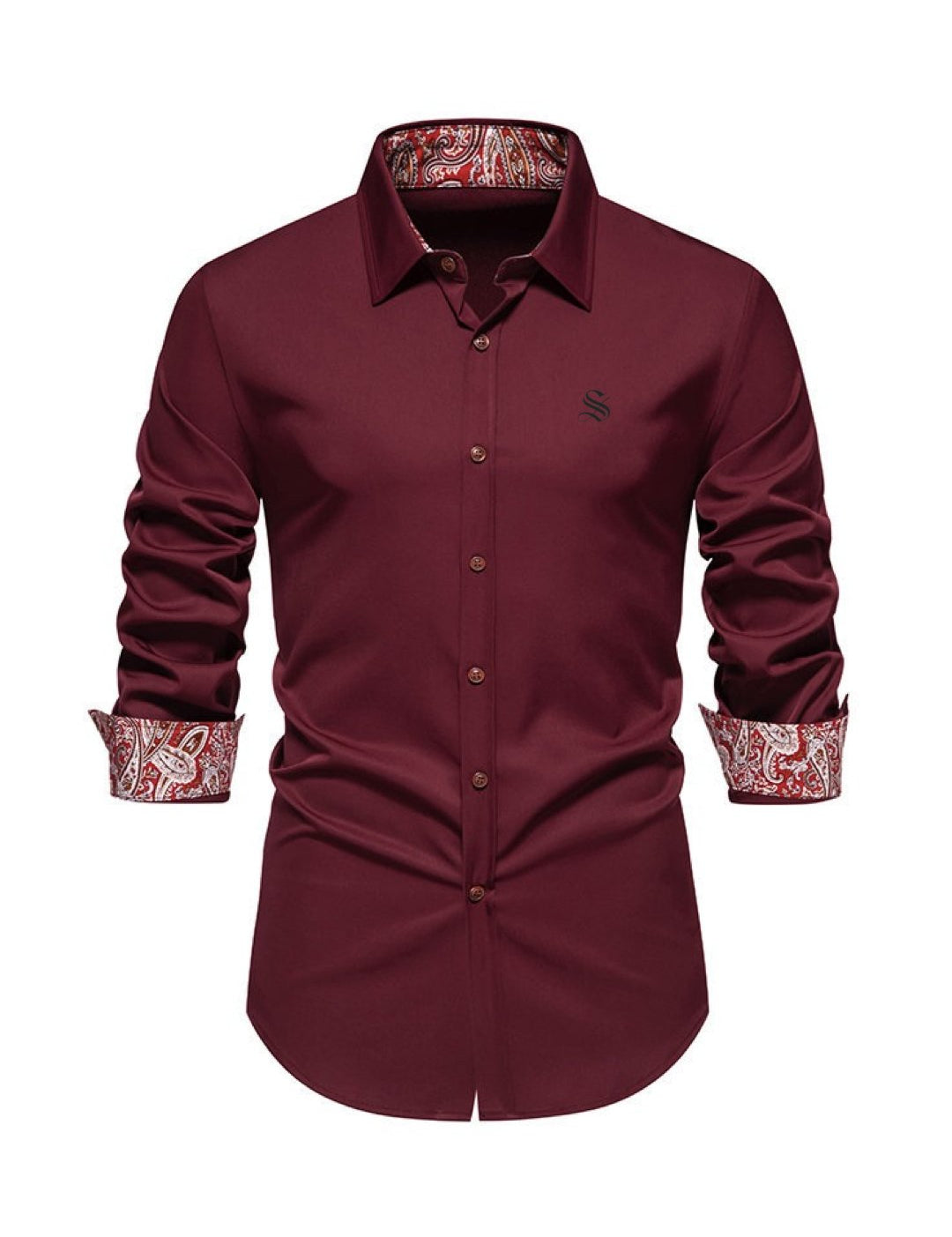 Budura - Long Sleeves Shirt for Men - Sarman Fashion - Wholesale Clothing Fashion Brand for Men from Canada