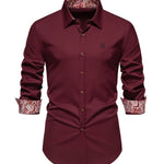 Budura - Long Sleeves Shirt for Men - Sarman Fashion - Wholesale Clothing Fashion Brand for Men from Canada