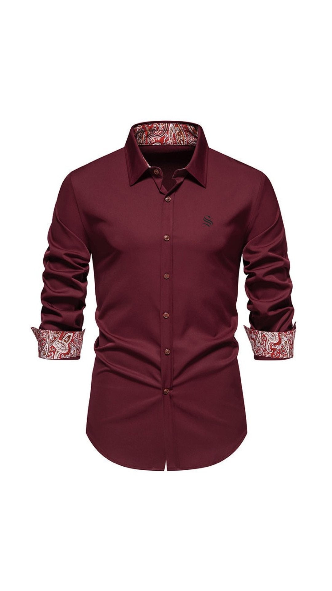 Budura - Long Sleeves Shirt for Men - Sarman Fashion - Wholesale Clothing Fashion Brand for Men from Canada