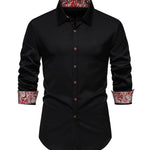 Budura - Long Sleeves Shirt for Men - Sarman Fashion - Wholesale Clothing Fashion Brand for Men from Canada