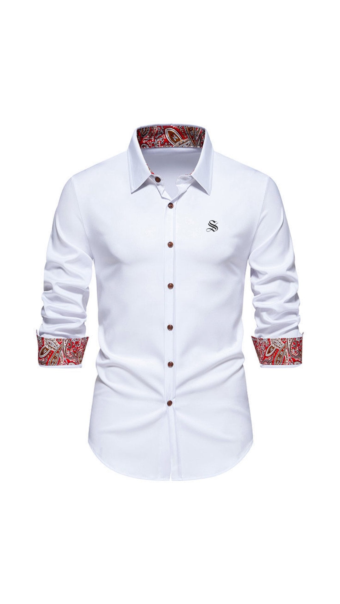 Budura - Long Sleeves Shirt for Men - Sarman Fashion - Wholesale Clothing Fashion Brand for Men from Canada