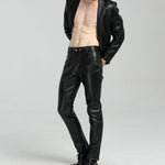 Bukalo - Pu leather Pants for Men - Sarman Fashion - Wholesale Clothing Fashion Brand for Men from Canada