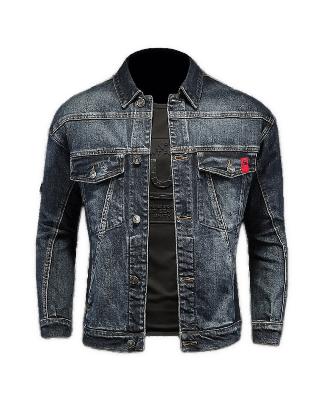 Bulginia - Long Sleeve Jeans Jacket for Men - Sarman Fashion - Wholesale Clothing Fashion Brand for Men from Canada