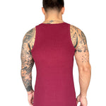 Burdona - Red Tank Top for Men - Sarman Fashion - Wholesale Clothing Fashion Brand for Men from Canada