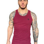 Burdona - Red Tank Top for Men - Sarman Fashion - Wholesale Clothing Fashion Brand for Men from Canada