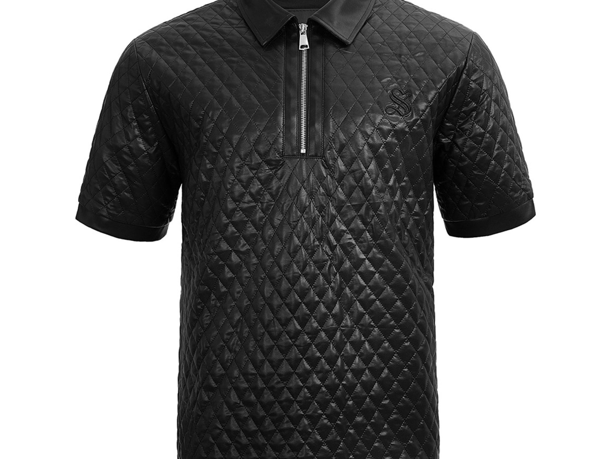 Calpurnius - Black Polo for Men (PRE-ORDER DISPATCH DATE 20 OCTOBER 2023) - Sarman Fashion - Wholesale Clothing Fashion Brand for Men from Canada