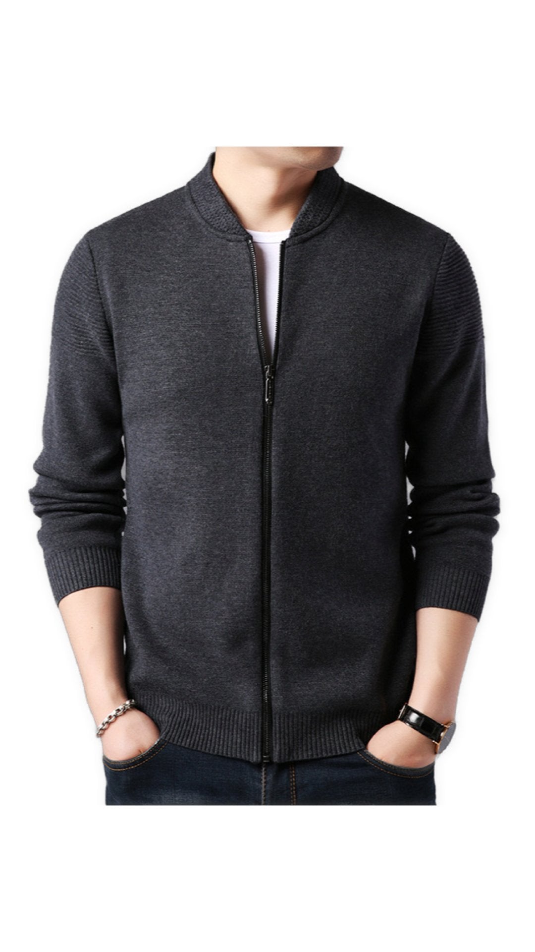 Cardi - Long Sleeve Sweatshirt for Men - Sarman Fashion - Wholesale Clothing Fashion Brand for Men from Canada
