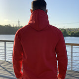 Cardinal - Red Hoodie for Men (PRE-ORDER DISPATCH DATE 25 September 2024) - Sarman Fashion - Wholesale Clothing Fashion Brand for Men from Canada