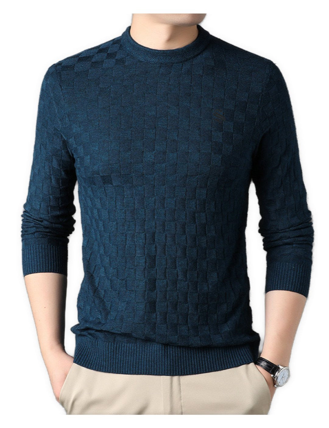 ChessVibe - Long Sleeve Shirt for Men - Sarman Fashion - Wholesale Clothing Fashion Brand for Men from Canada