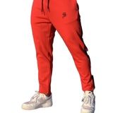 Chief - Red Joggers for Men (PRE-ORDER DISPATCH DATE 25 September 2024) - Sarman Fashion - Wholesale Clothing Fashion Brand for Men from Canada