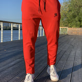 Chief - Red Joggers for Men (PRE-ORDER DISPATCH DATE 25 September 2024) - Sarman Fashion - Wholesale Clothing Fashion Brand for Men from Canada
