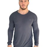 Chimere - Gris Long Sleeve shirt for Men - Sarman Fashion - Wholesale Clothing Fashion Brand for Men from Canada
