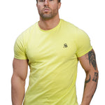 Chiplenak - Yellow T-Shirt for Men - Sarman Fashion - Wholesale Clothing Fashion Brand for Men from Canada