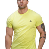 Chiplenak - Yellow T-Shirt for Men - Sarman Fashion - Wholesale Clothing Fashion Brand for Men from Canada