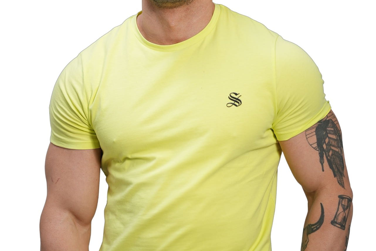 Chiplenak - Yellow T-Shirt for Men - Sarman Fashion - Wholesale Clothing Fashion Brand for Men from Canada